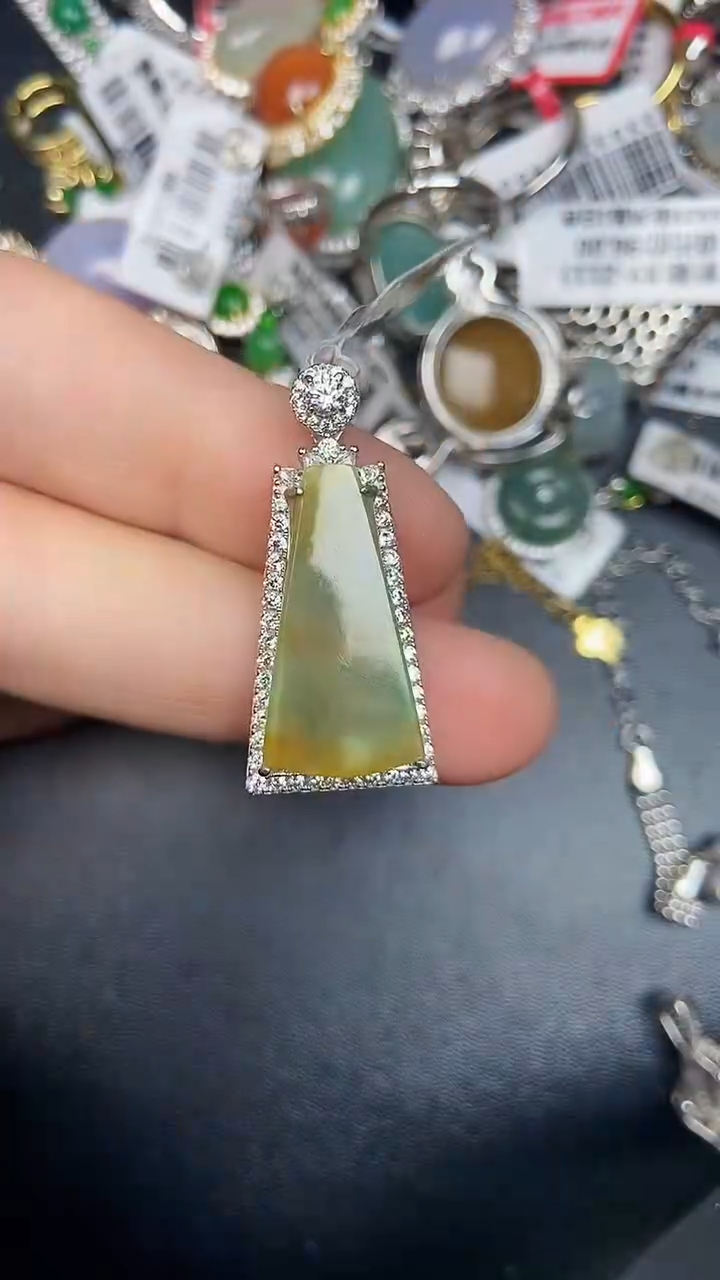 银S925镶嵌戒指翡翠2270