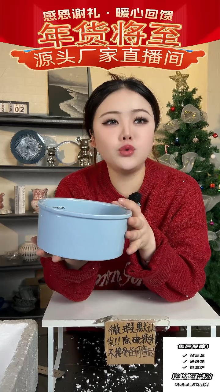 【闪购商品】瓷宠物碗