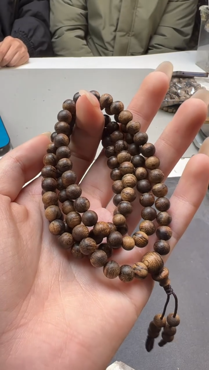 【闪购商品】沉香手串星洲系马泥涝沉水圆珠06多圈多样性发1