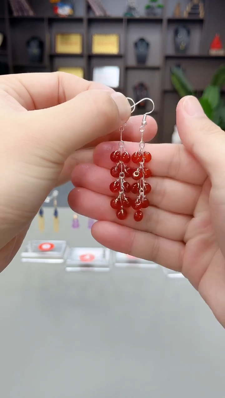 未镶嵌耳饰玛瑙/玉髓323000