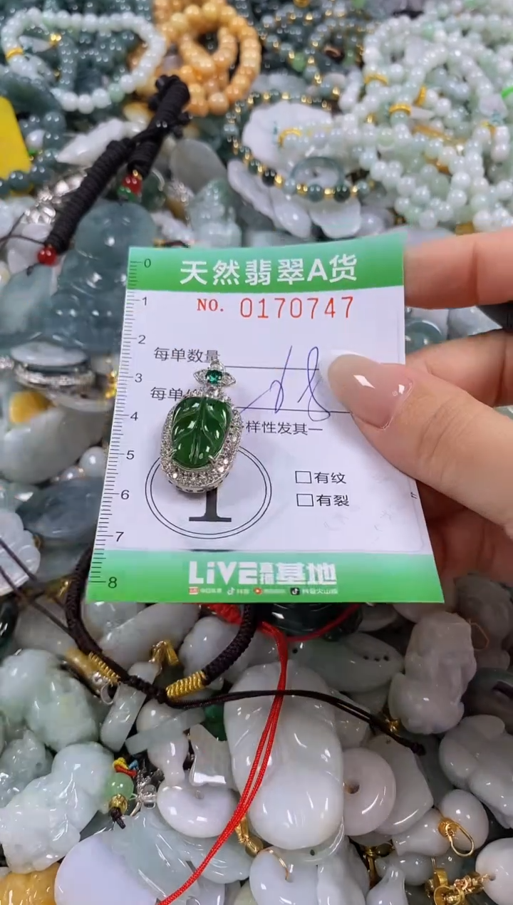 翡翠未镶嵌颈饰闪购0170747多样性发其一