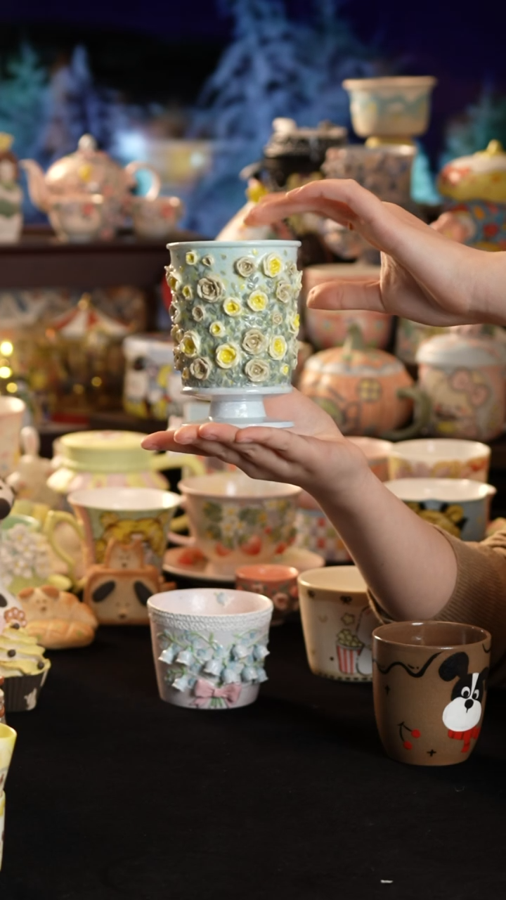 其他陶景德镇釉下彩手绘设计师款陶瓷