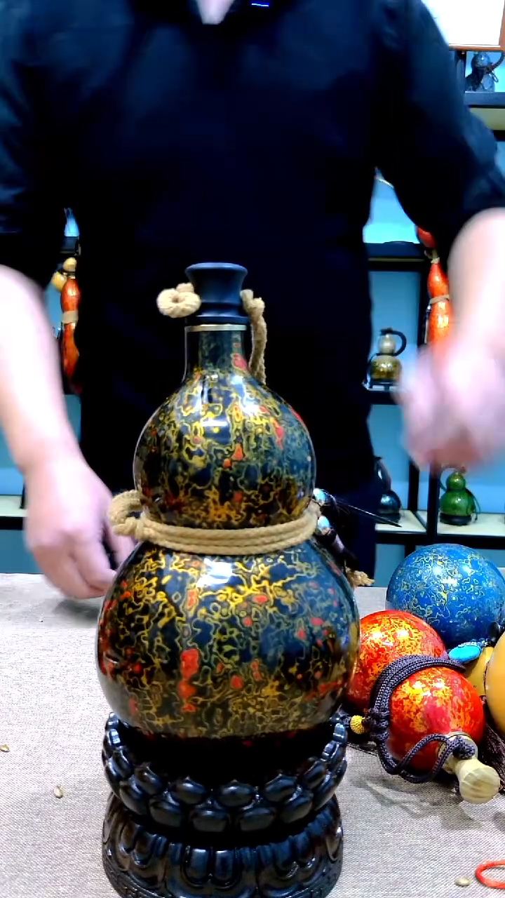 大漆工艺品大漆酒壶硅胶内胆2斤