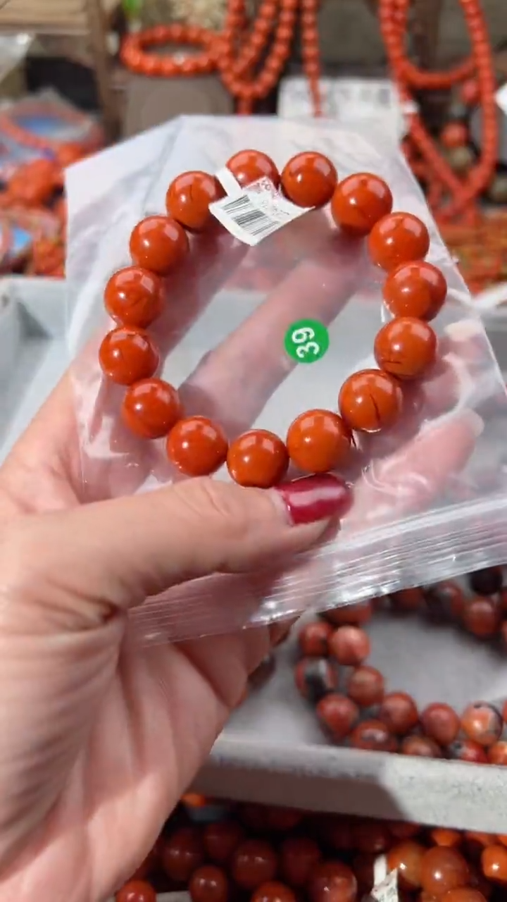 【闪购商品】南红玛瑙手串未镶嵌13+