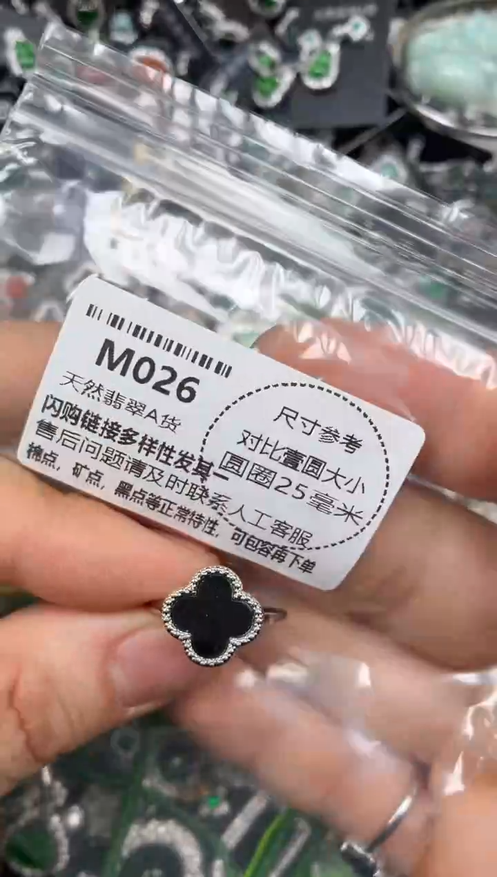 颈饰未镶嵌翡翠M026戒指