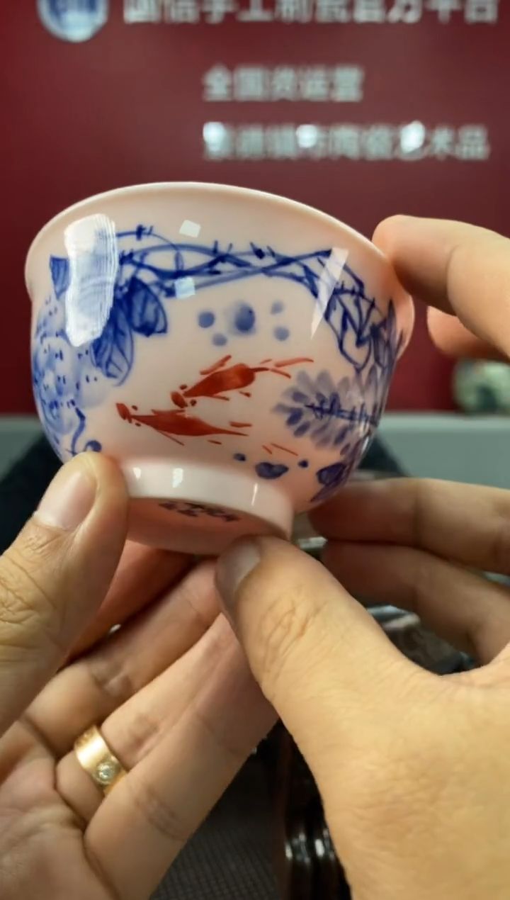 陶瓷d522景德镇瓷器一件