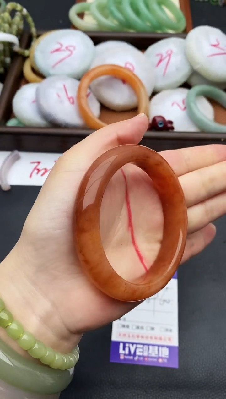 未镶嵌手镯石英质玉82+59/60