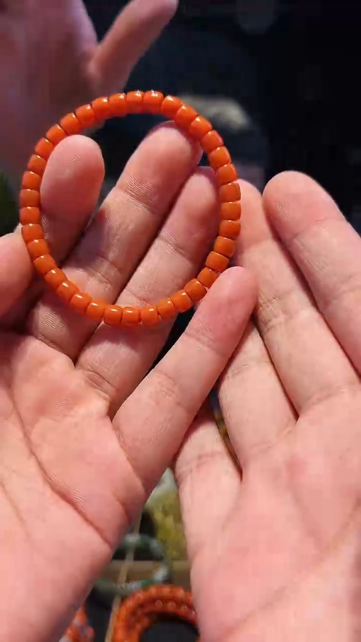 【闪购商品】南红玛瑙手串未镶嵌6+单圈