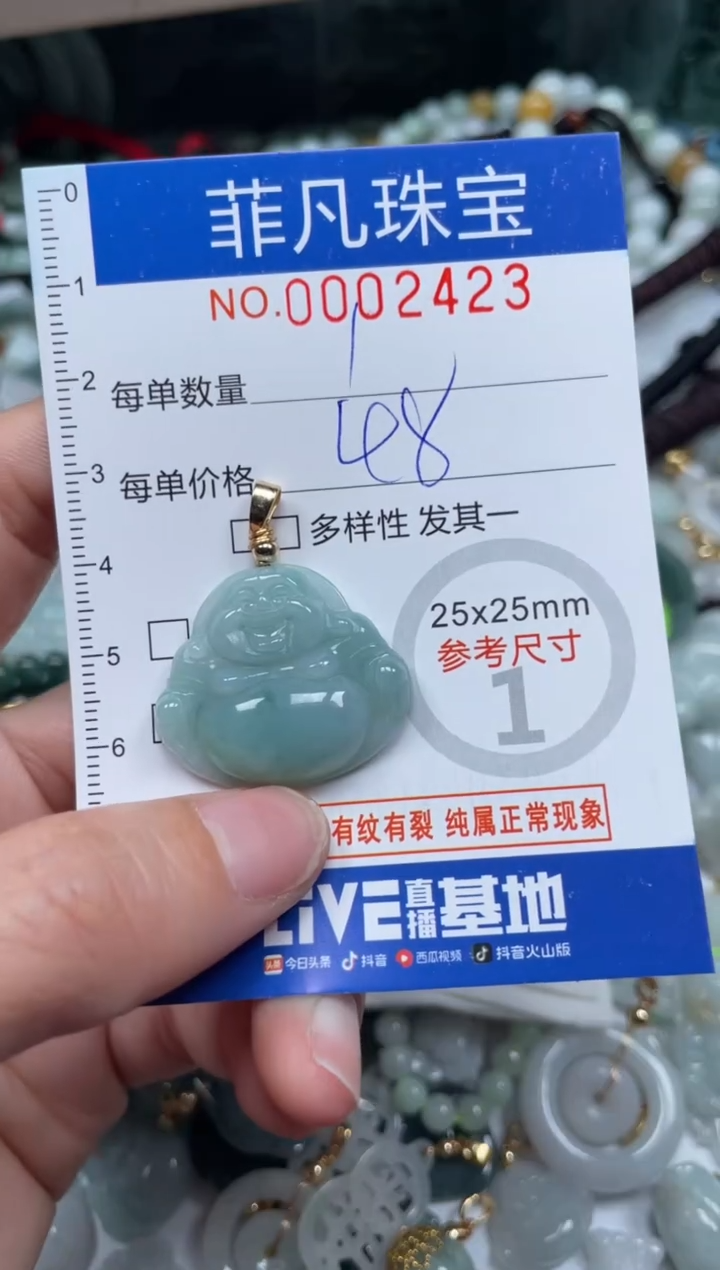 【闪购商品】翡翠颈饰未镶嵌00..2423