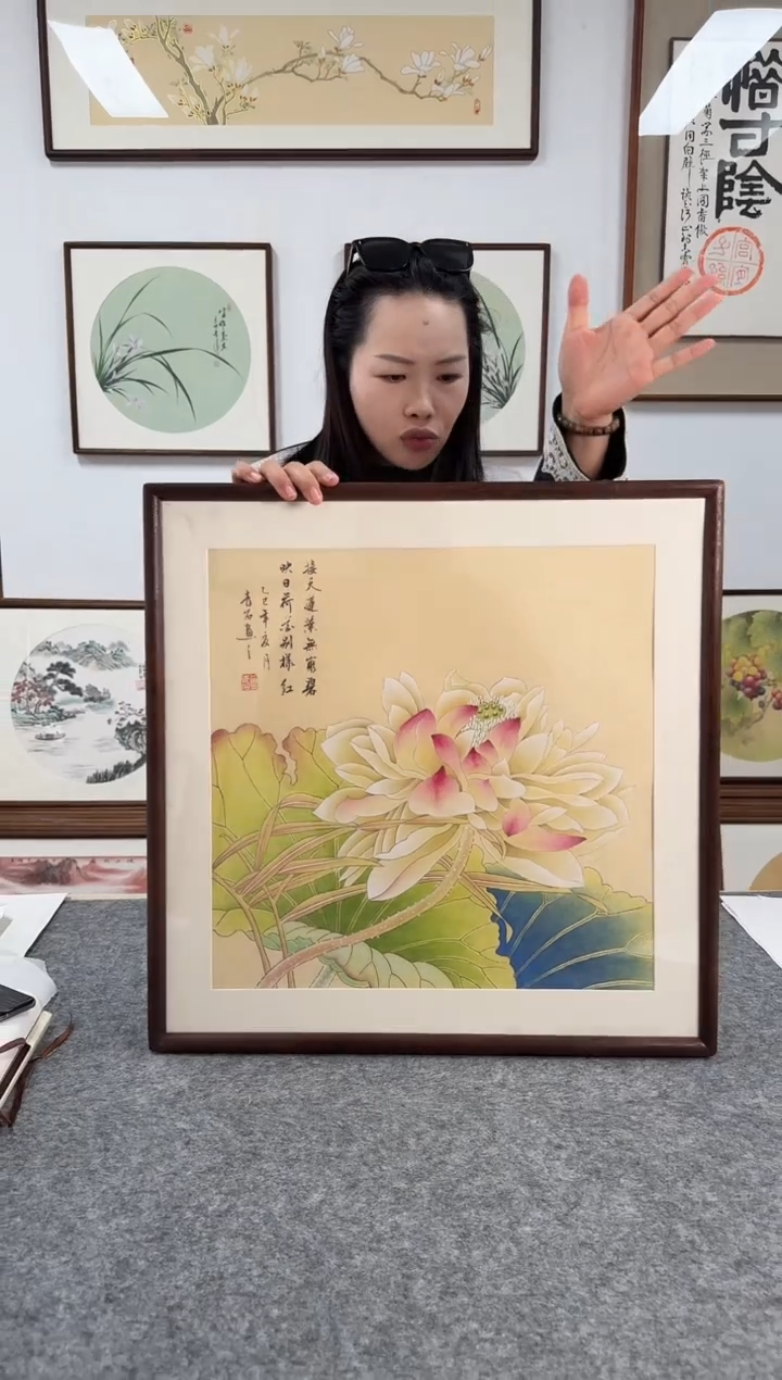 书法青石59-53*53绘画手绘同款