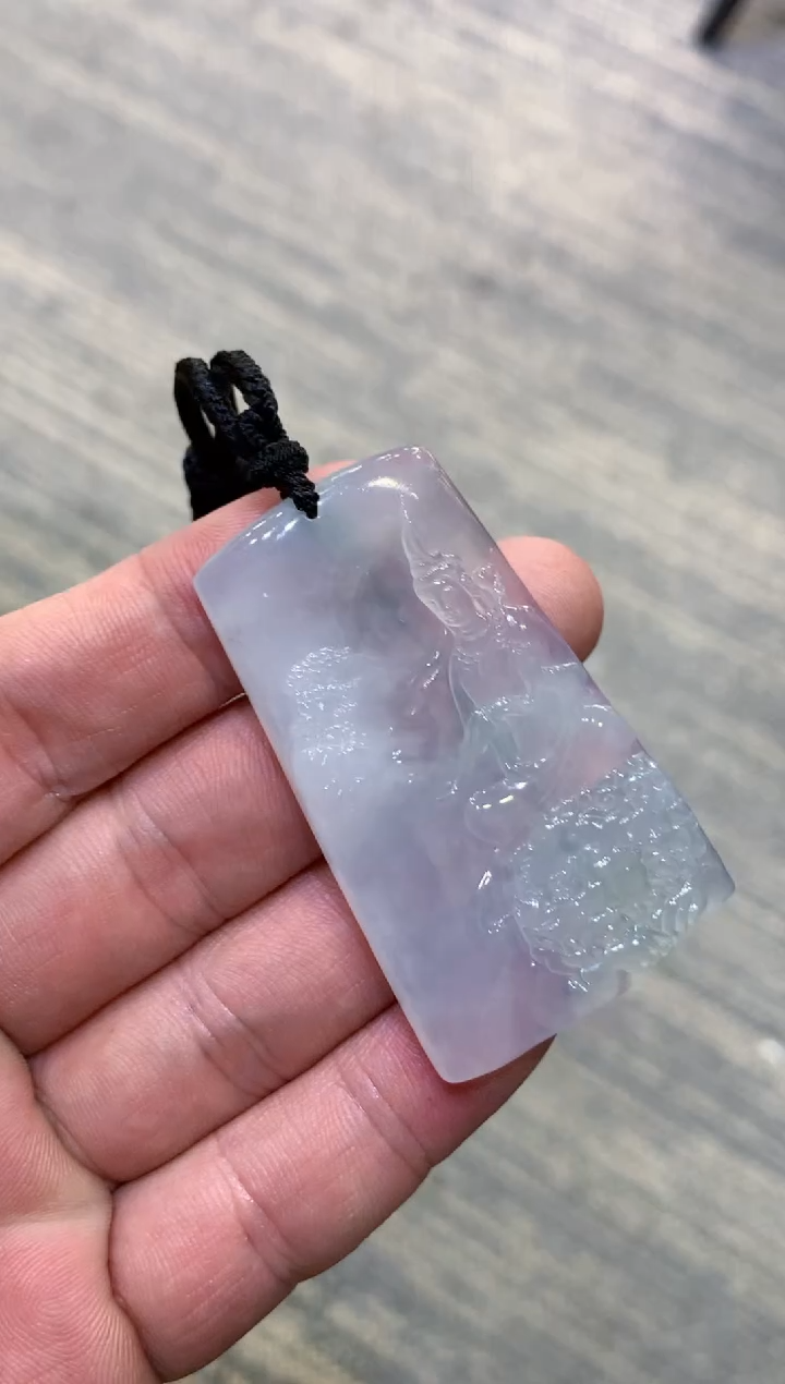 颈饰未镶嵌翡翠天然A货翡翠