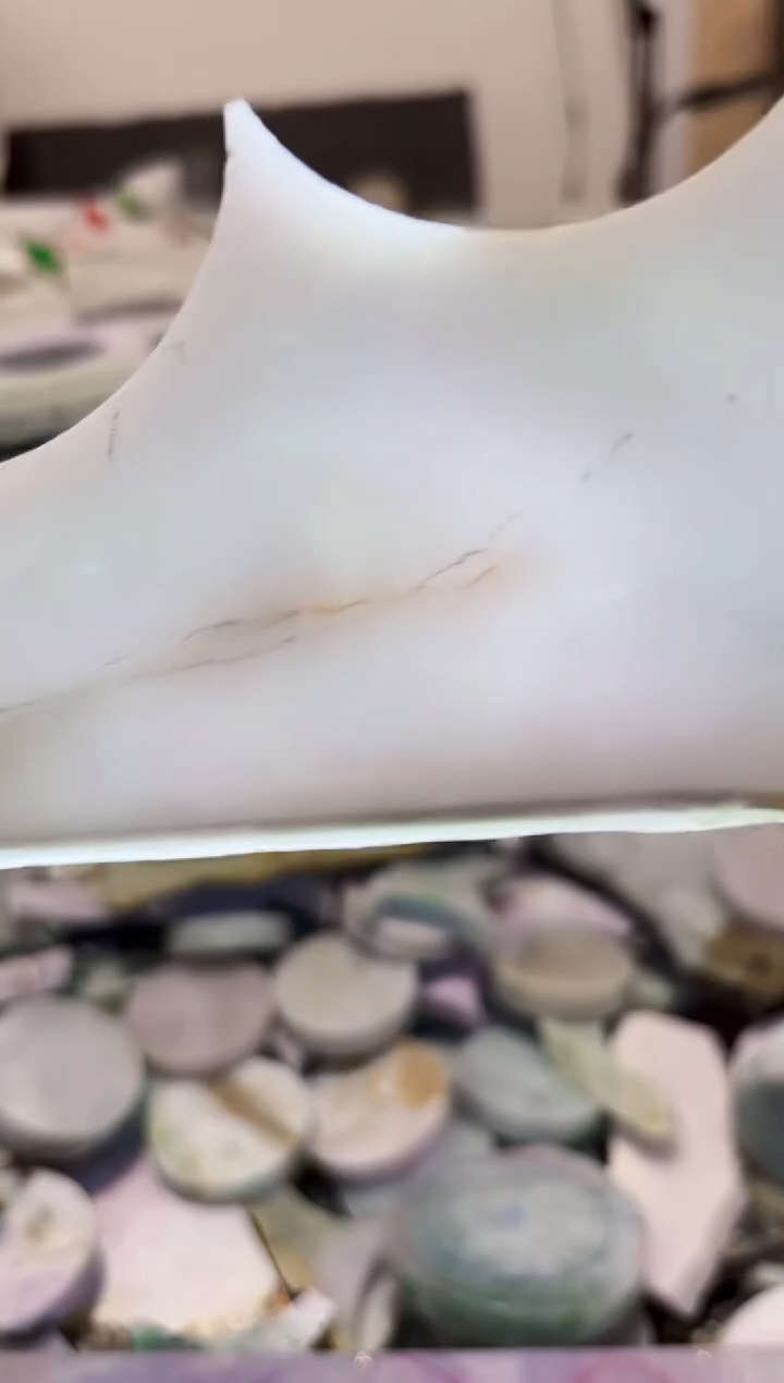 【闪购商品】翡翠颈饰未镶嵌A货白文1743