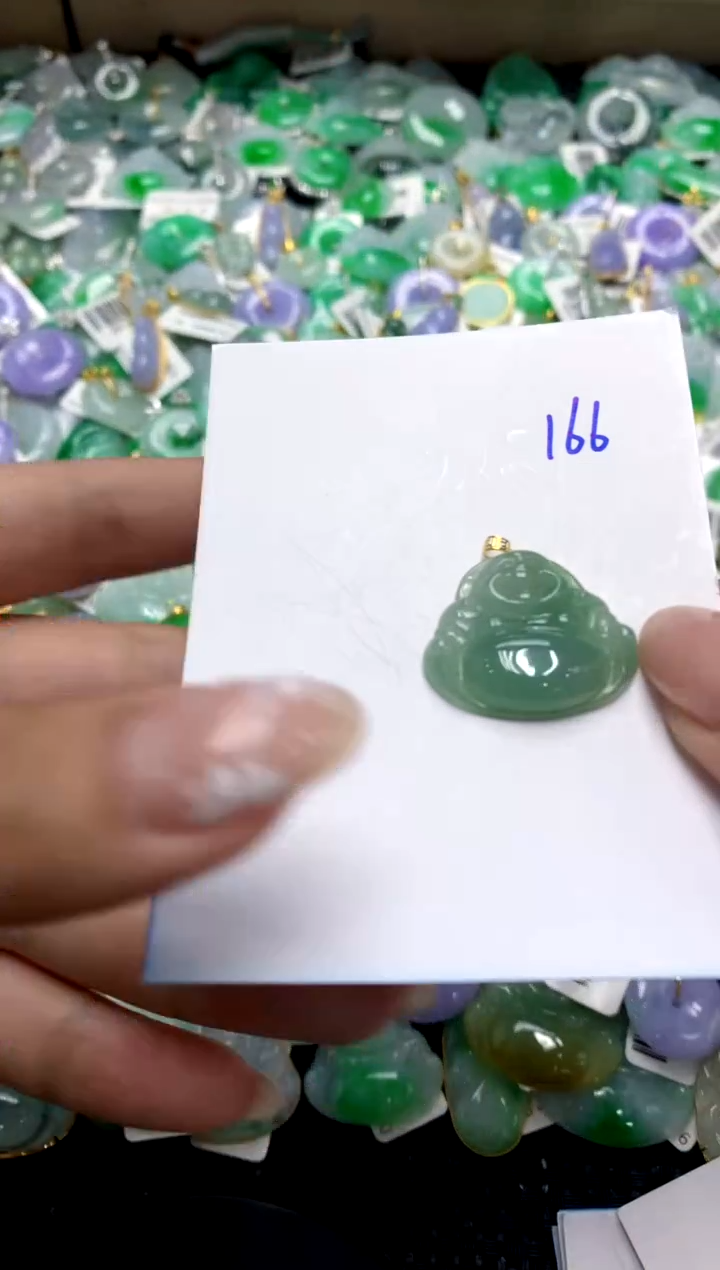 【闪购商品】翡翠颈饰18K金镶嵌1111111111111111111