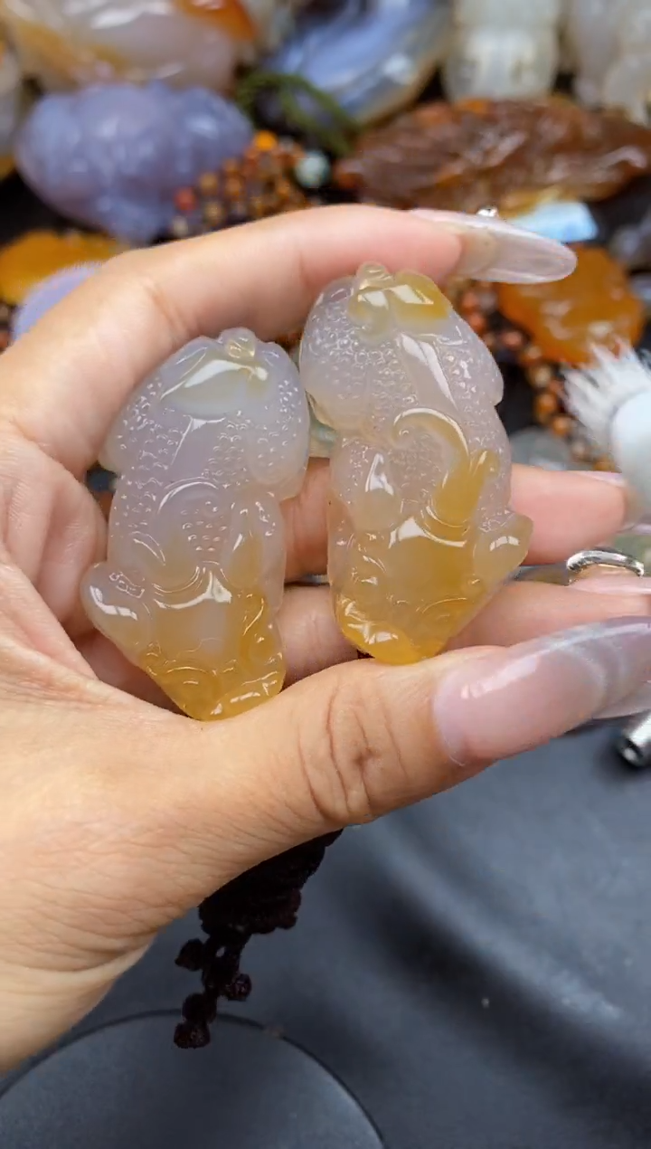 【闪购商品】玛瑙/玉髓颈饰合金ll