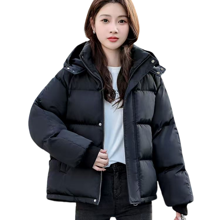 C901-C950直播间链接 短款时尚休闲情侣连帽加厚保暖冬季