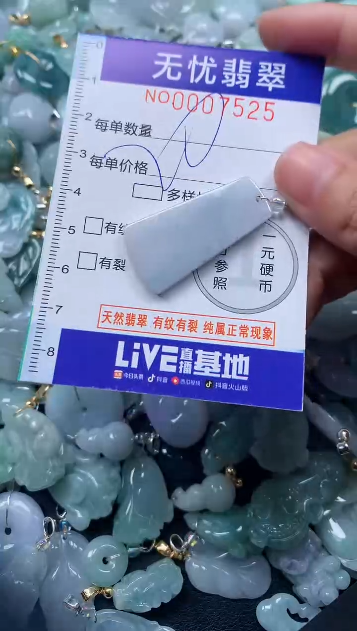 颈饰未镶嵌翡翠7525