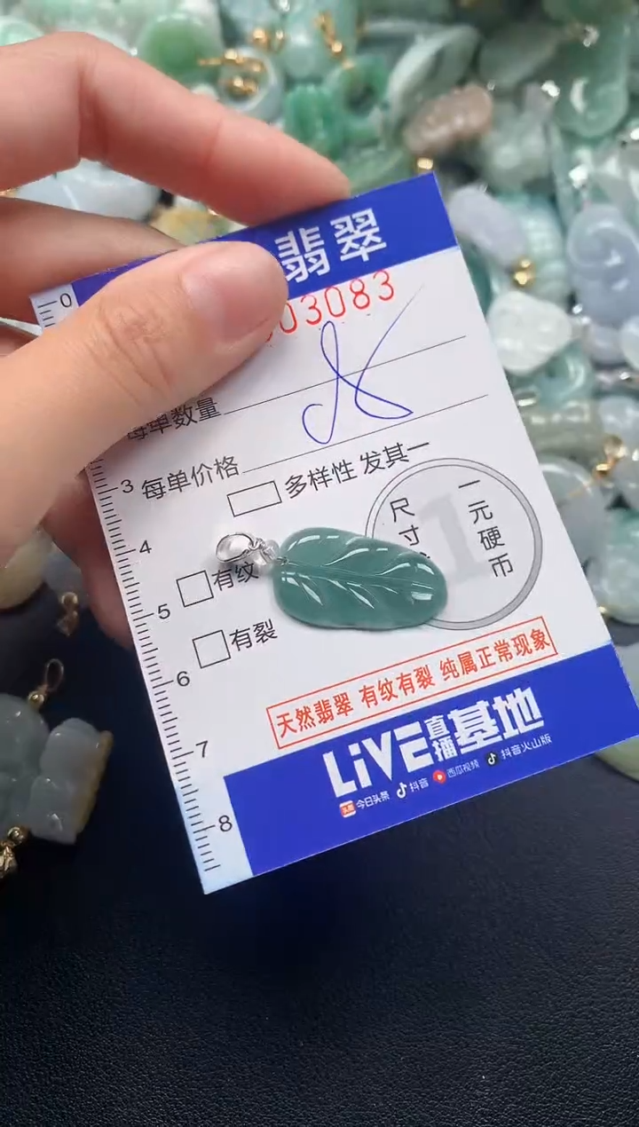 颈饰未镶嵌翡翠3083