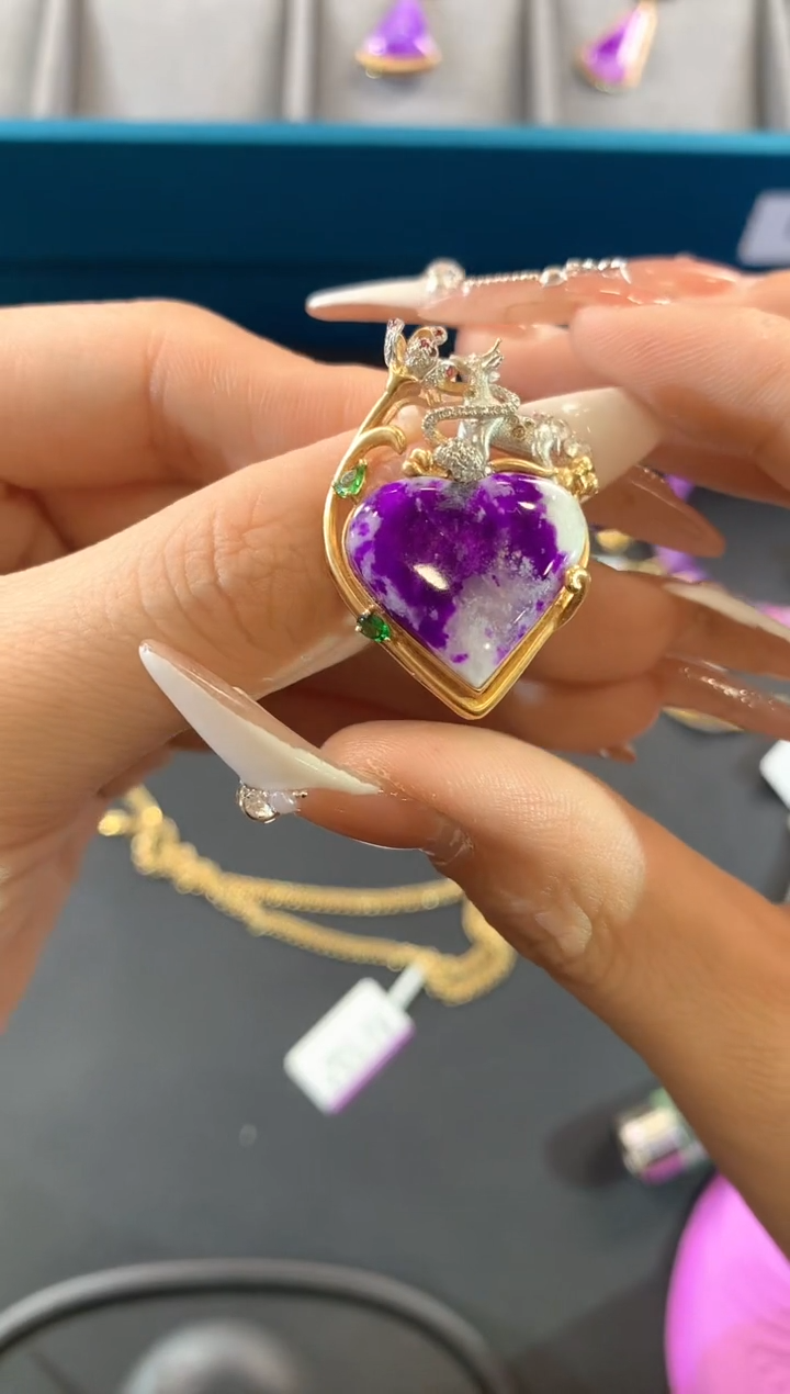 【闪购商品】苏纪石（舒俱来）.18K金镶嵌舒俱来吊坠