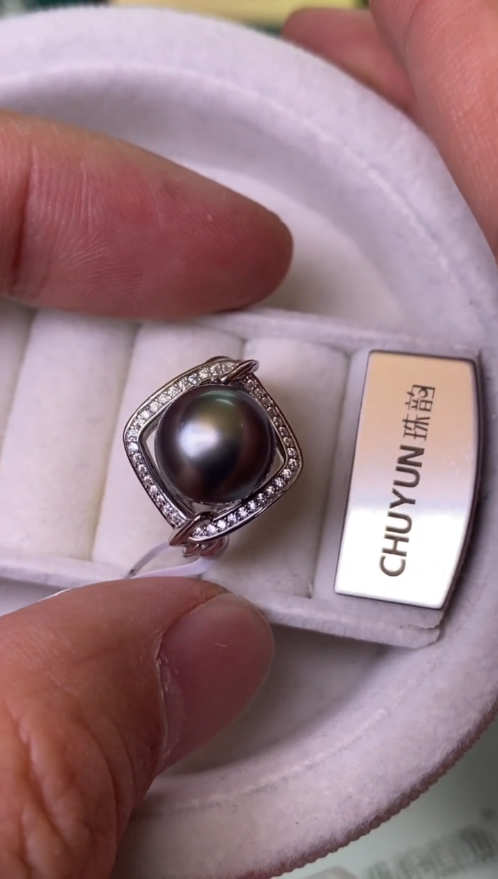 【闪购商品】海水珍珠戒指银S925镶嵌1