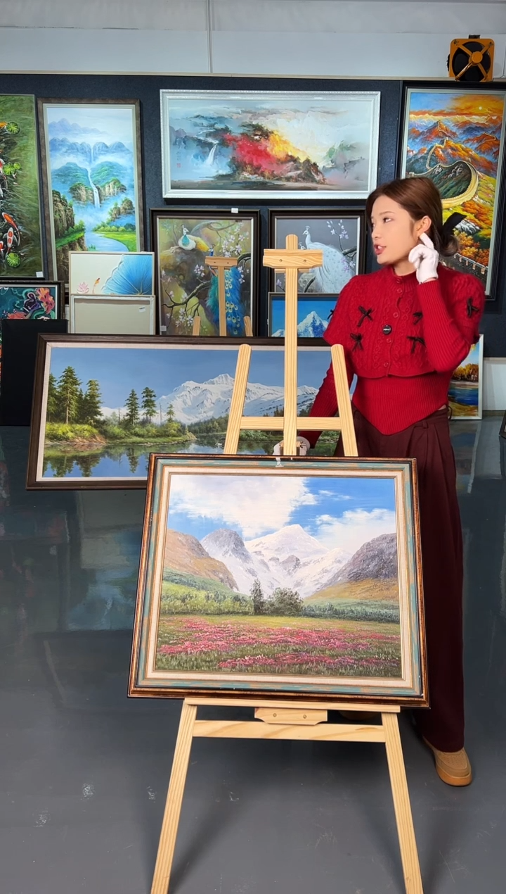 【闪购商品】油画11号手绘油画-70*60  风景