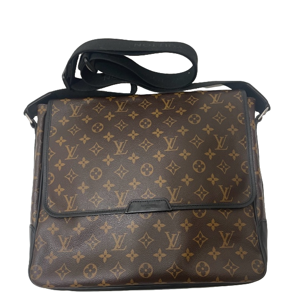 95新 LouisVuitton/路易威登 97路易威登棕老花斜挎包34/30/7