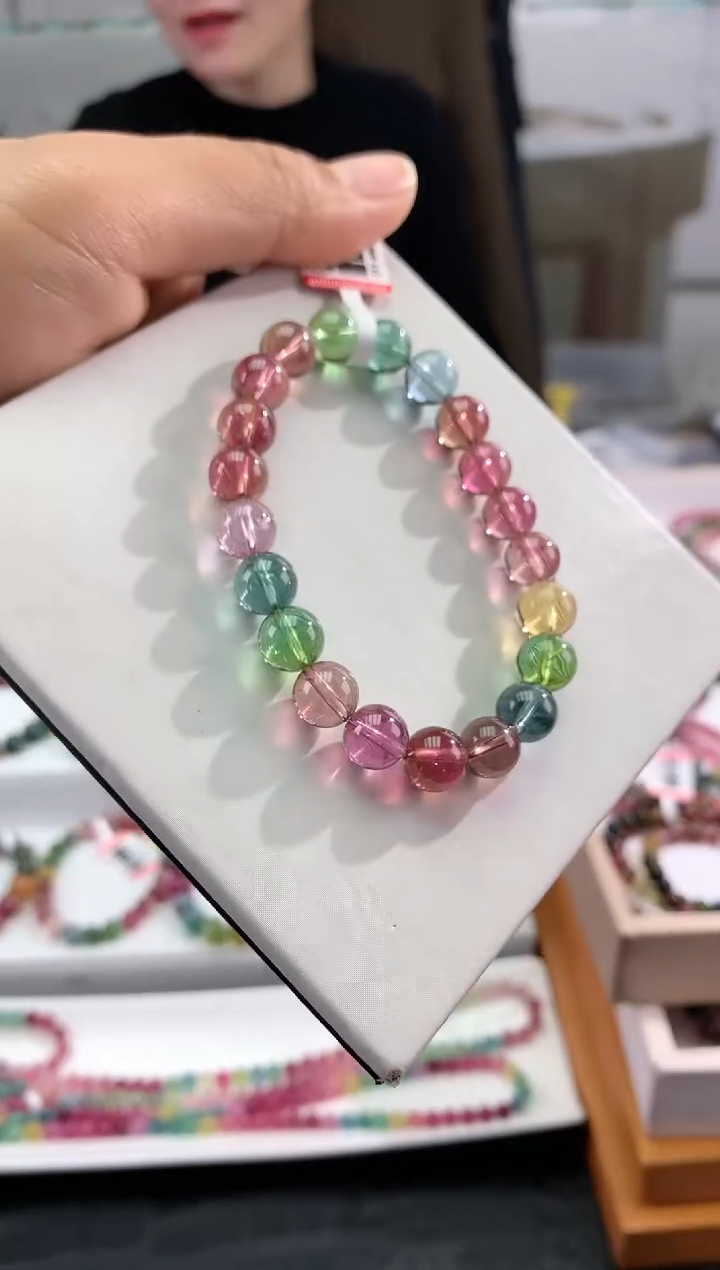 【闪购商品】碧玺手串未镶嵌多样性发一条