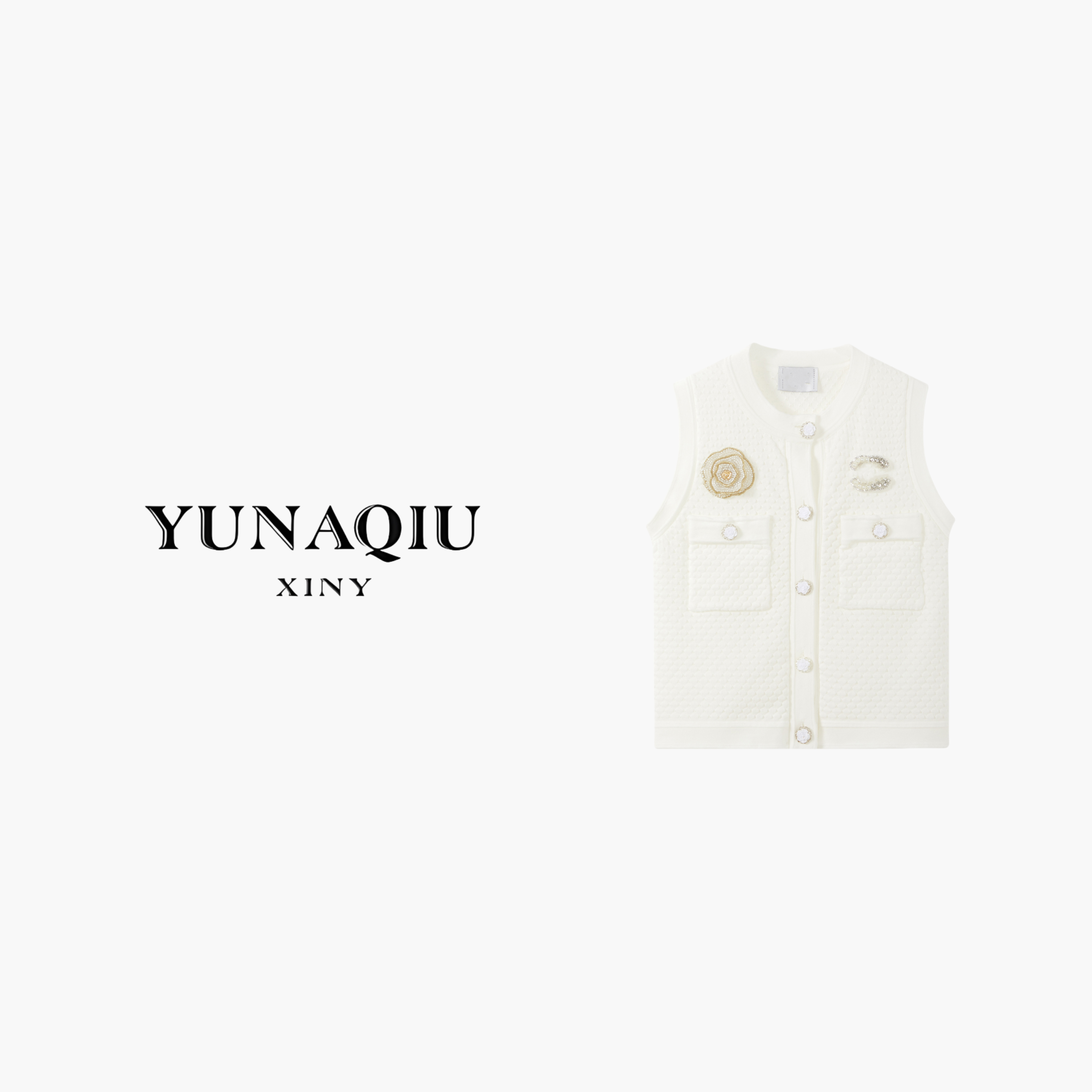 【白姐推荐】气质轻奢时尚休闲马甲背心-9283