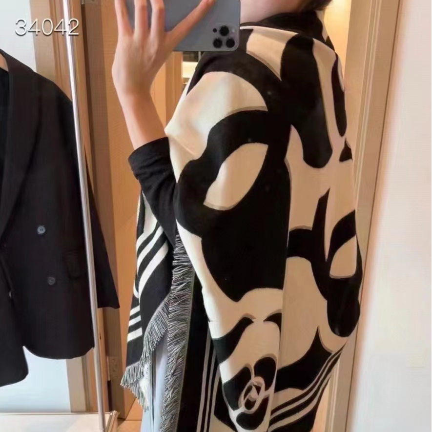 内蒙古厂家直邮130️130大时尚百搭羊绒围巾披肩外搭