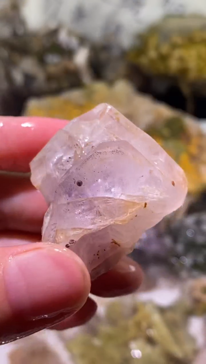 未镶嵌珠宝半成品水晶20号42g四川超七花园水晶