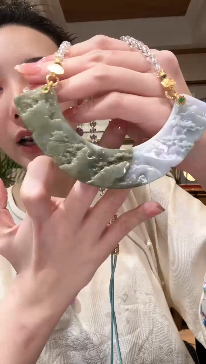 【闪购商品】翡翠颈饰未镶嵌国风