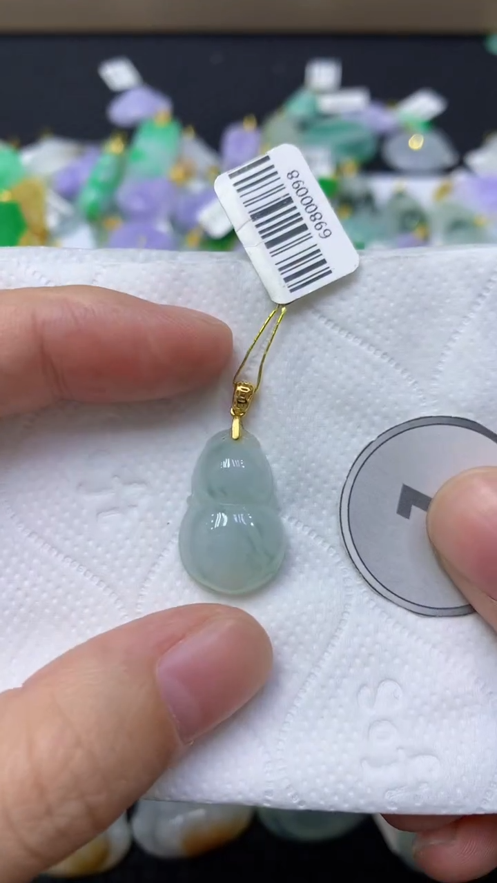 颈饰未镶嵌翡翠天然缅甸翡翠A货