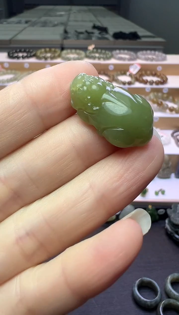 颈饰未镶嵌和田玉171号链接卡25*15*10mm
