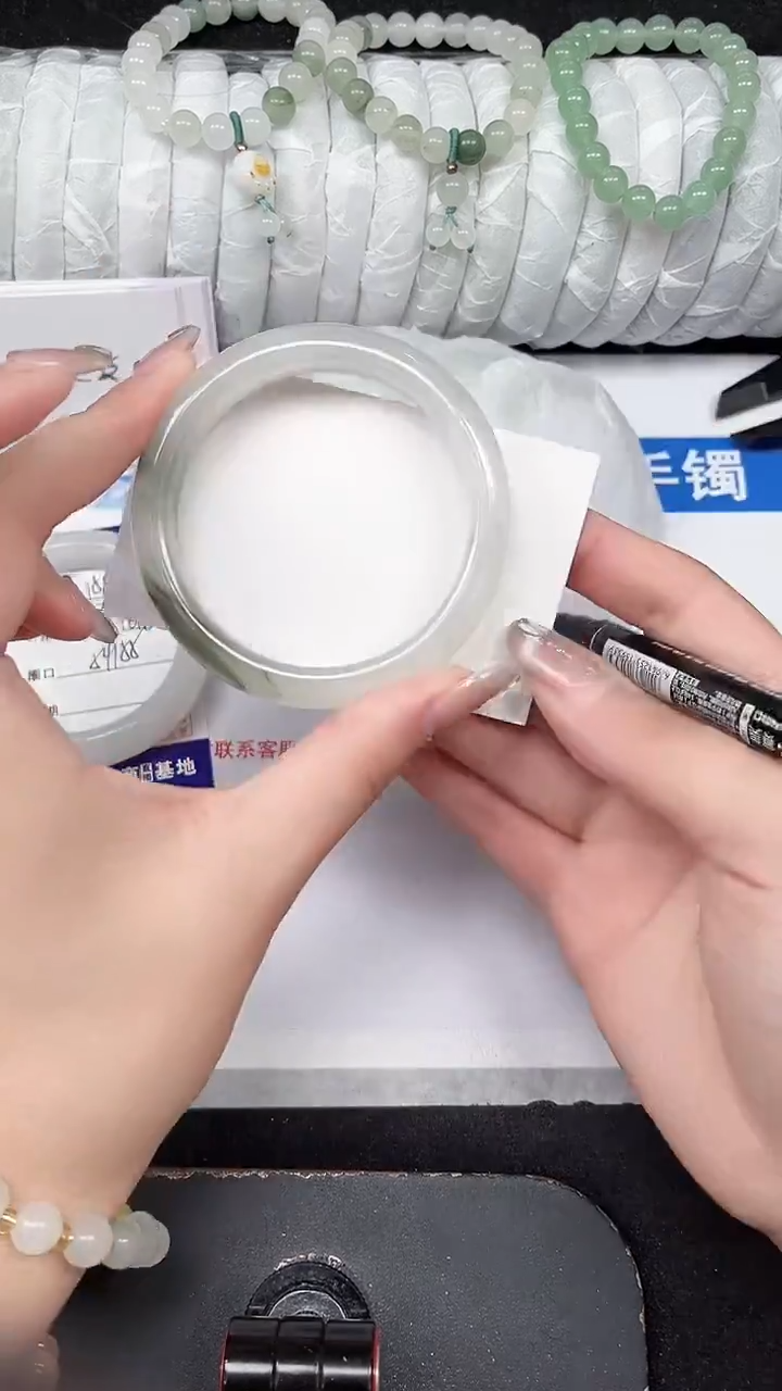 未镶嵌手镯石英质玉159-55/56