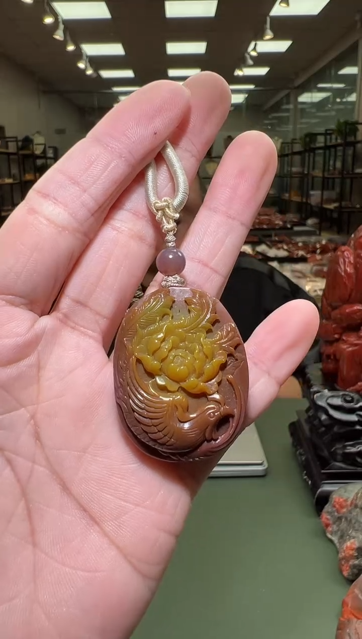 【闪购商品】玛瑙吊坠未镶嵌一个