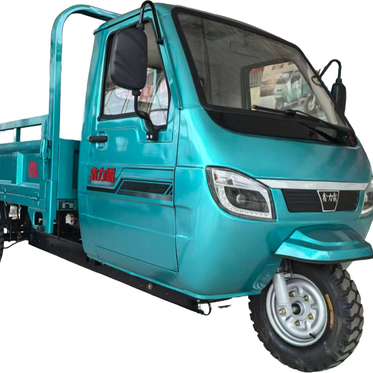 鑫力霸重载电动三轮车带蓬手把