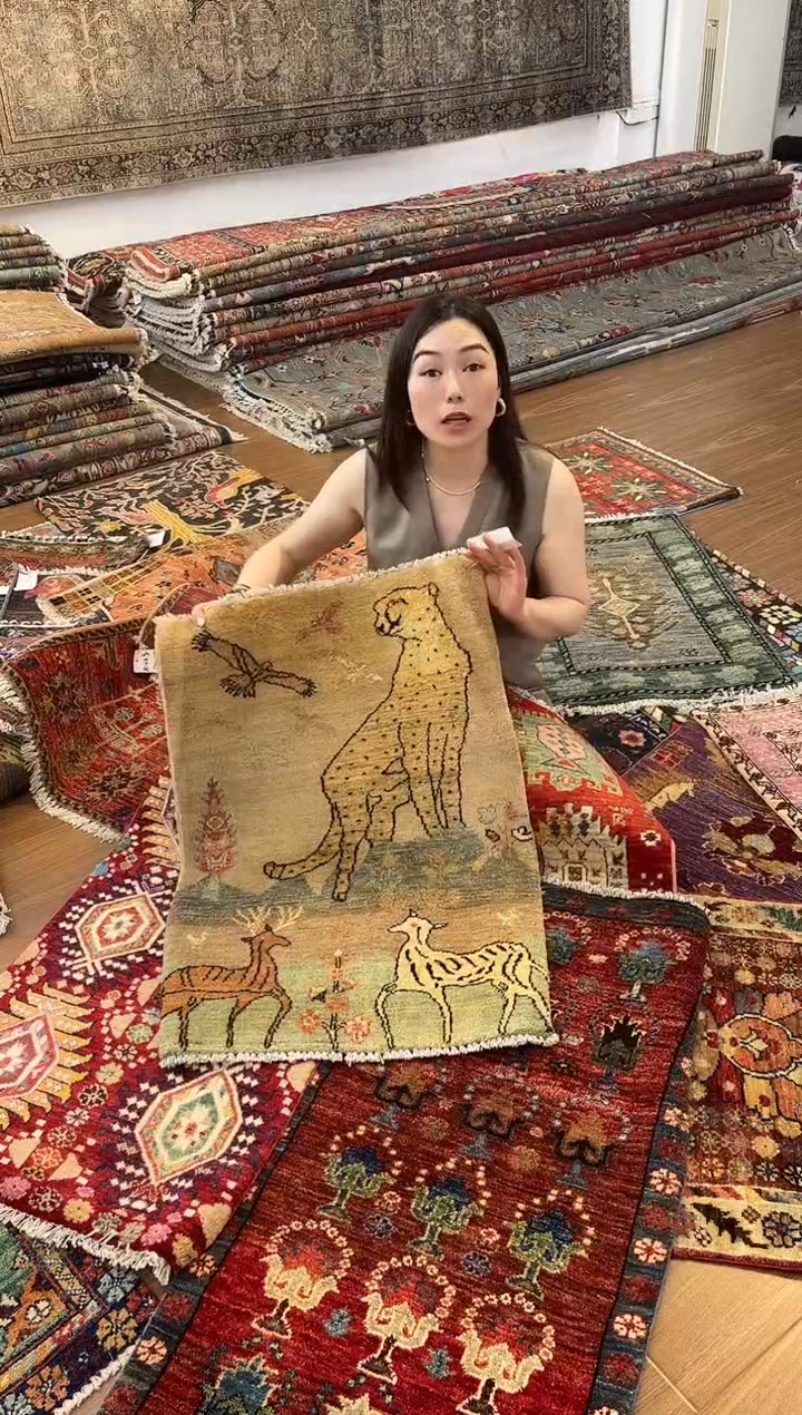 羊毛阿富汗羊毛F-422（62*89CM）