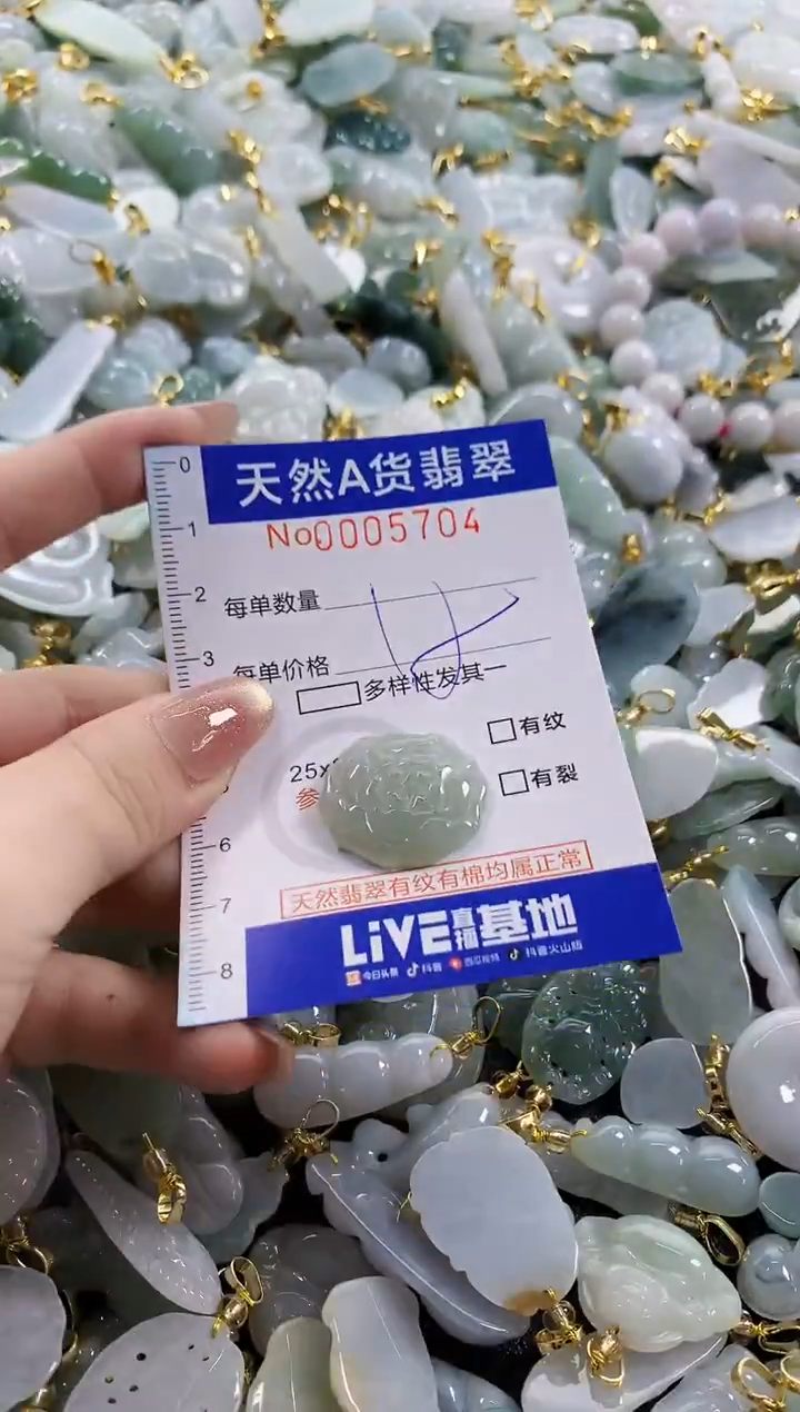 颈饰未镶嵌翡翠天然A货翡翠