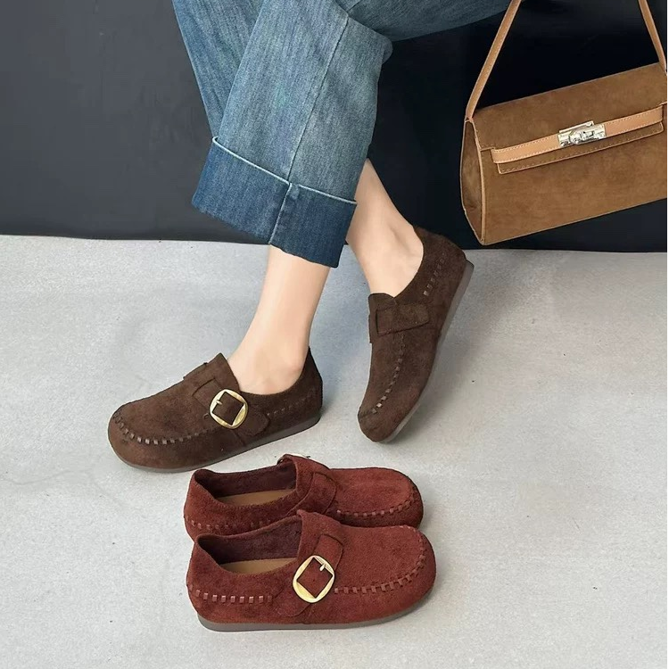 拼接浅口博肯秋季勃肯鞋时尚休闲鞋鞋子舒适单鞋低帮wwa2552-10