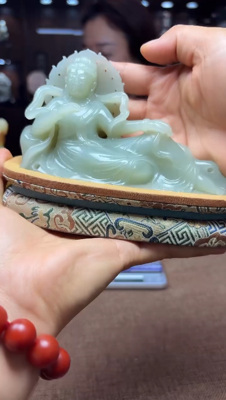 【闪购商品】和田玉颈饰未镶嵌自在 卧佛111