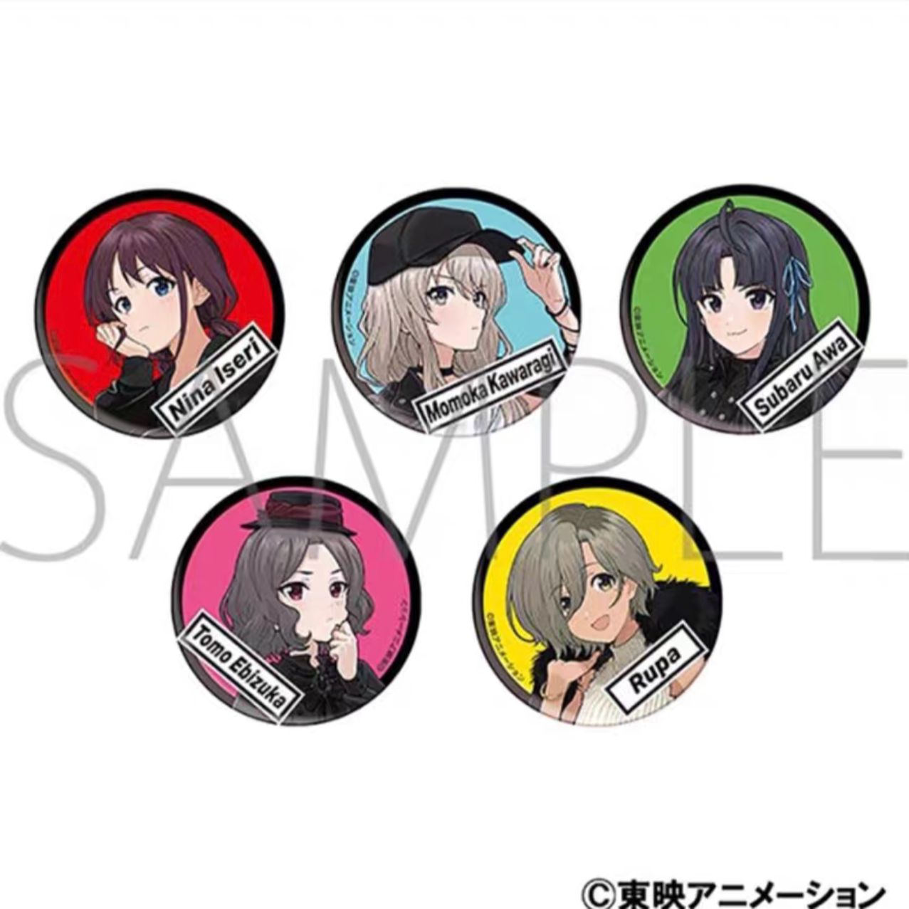【代拆】哭泣少女乐队吧唧animate限定杂志风吧唧 