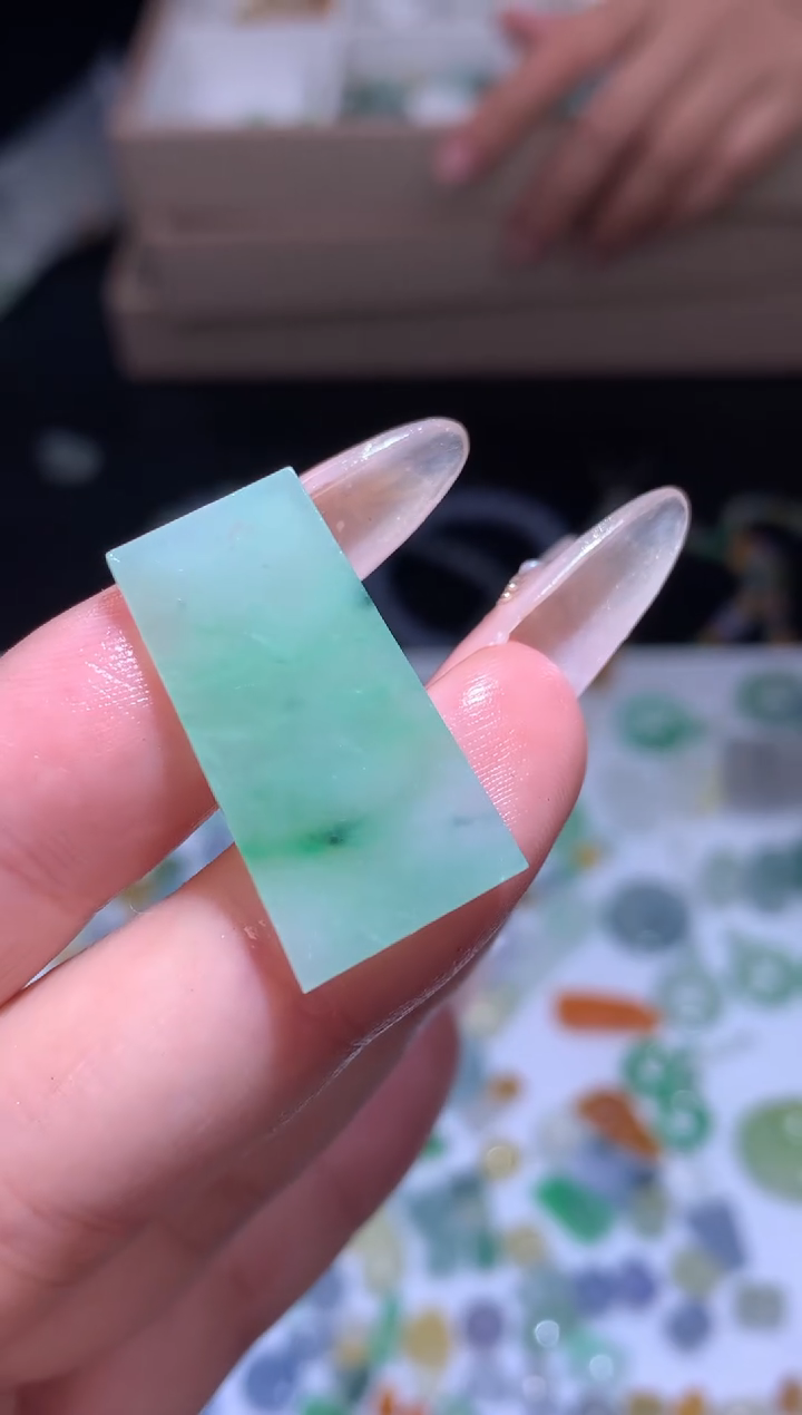 未镶嵌定制翡翠无事牌