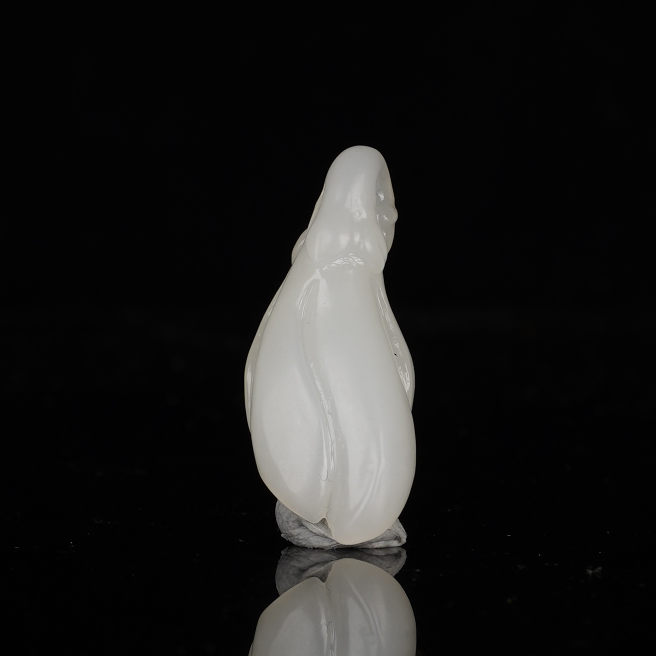 XX02971二十世纪和田玉兰花吊坠