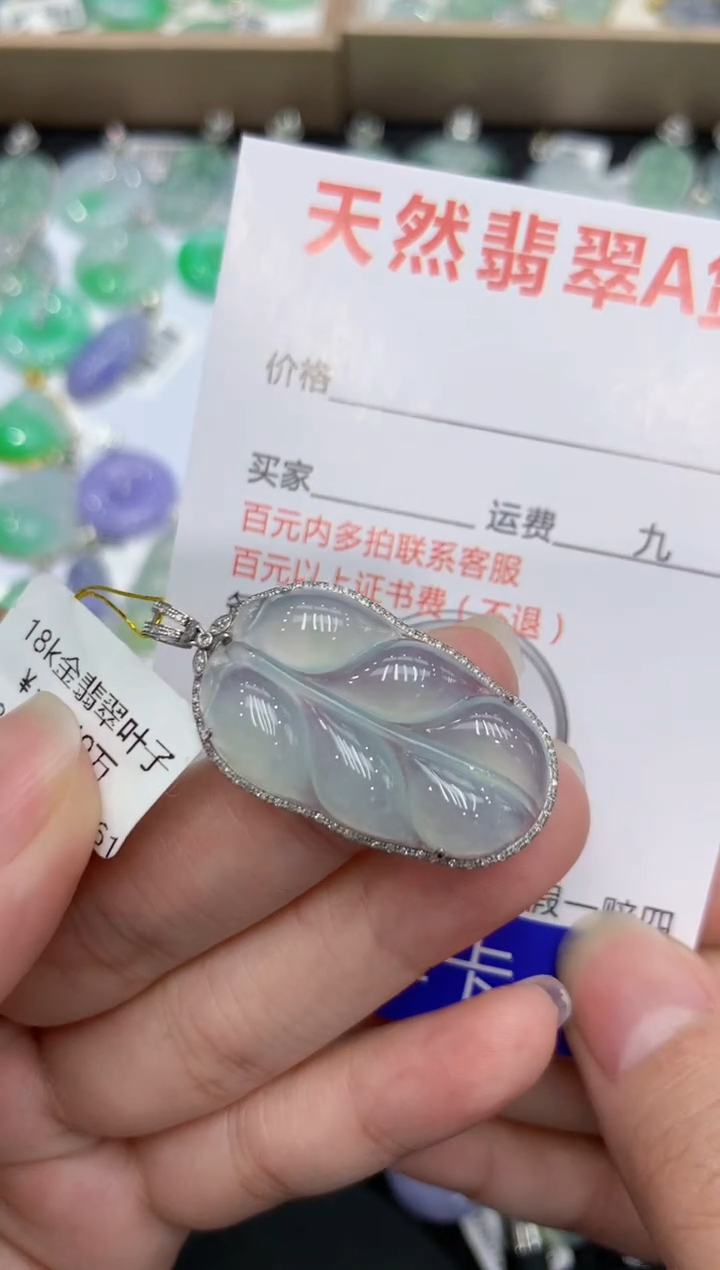 【闪购商品】翡翠颈饰18K金镶嵌 111111111111