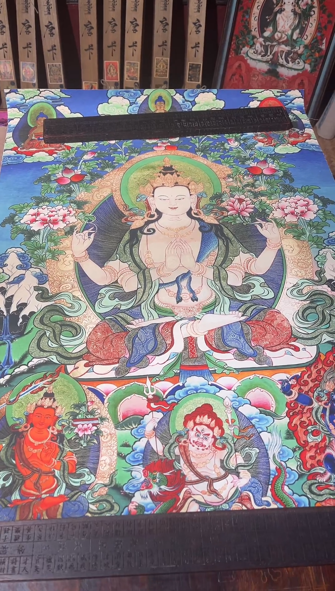 卷轴画东东唐卡tk16