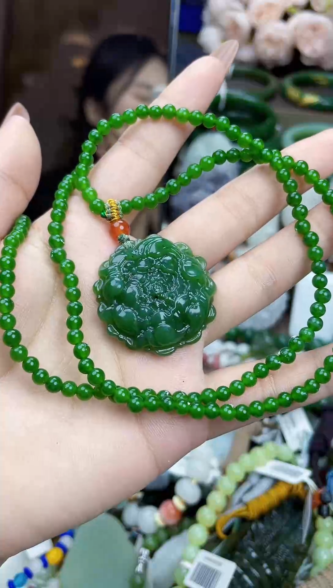 颈饰未镶嵌和田玉未镶嵌和田玉吊坠多样性拍一发一