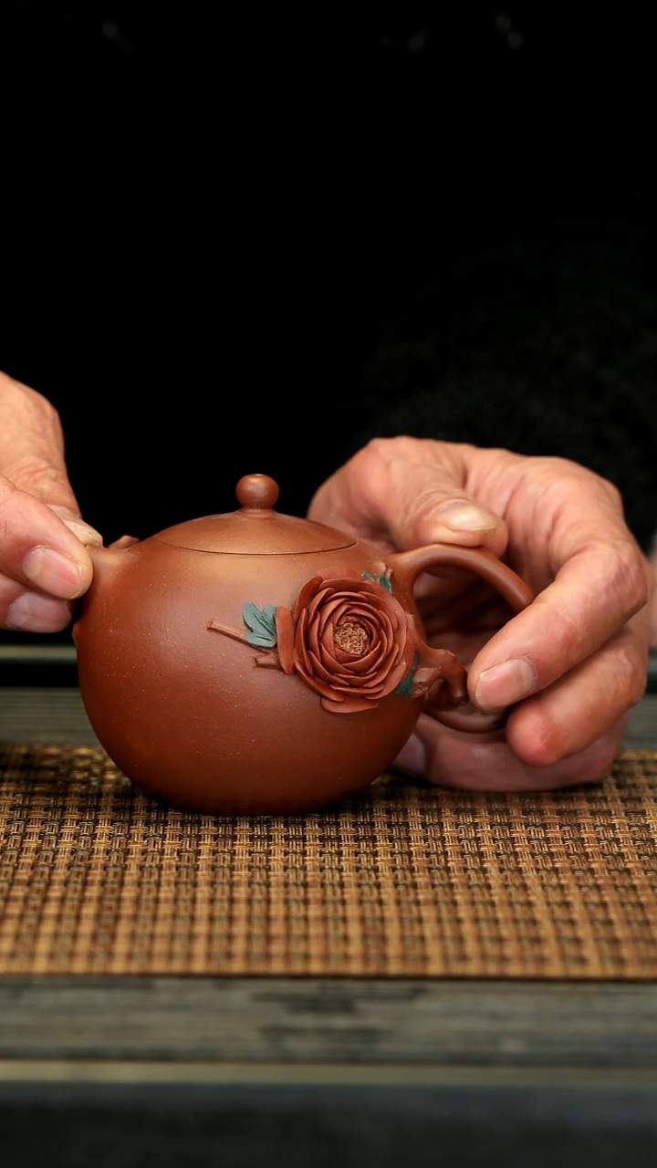 【闪购商品】紫砂茶壶YJJ56牡丹西施 底槽清