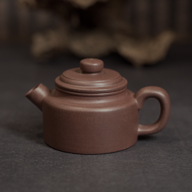 【紫砂堂】《神侃德钟》台西紫泥-约130cc