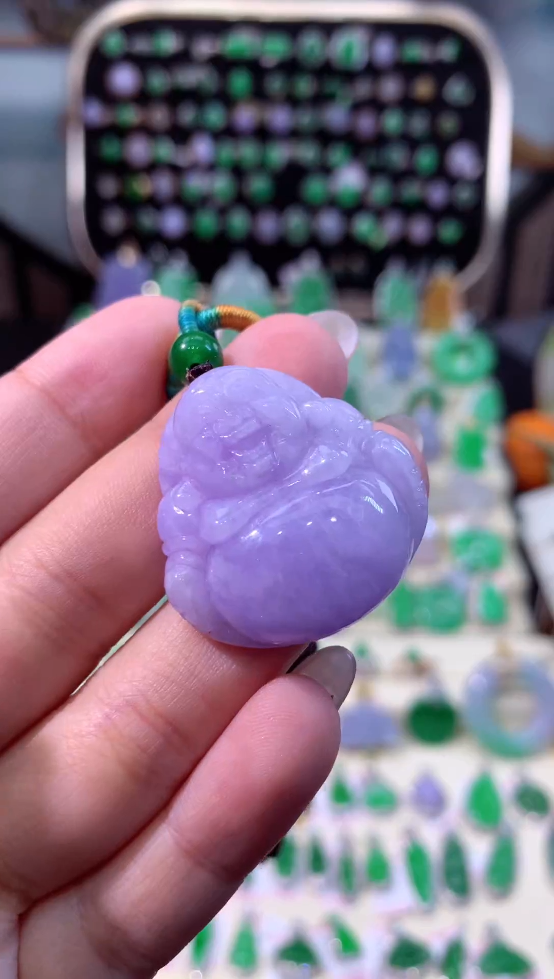 【闪购商品】翡翠颈饰未镶嵌缅甸天然A货翡翠