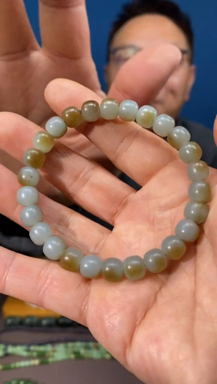未镶嵌手链和田玉颜色多样性发货拍一发一