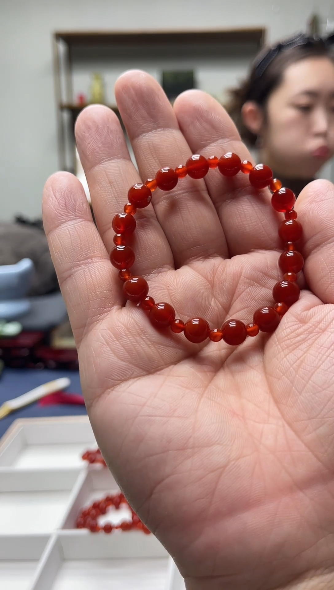 未镶嵌岫玉颈饰放*·